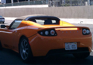 Tesla Roadster LOL OIL