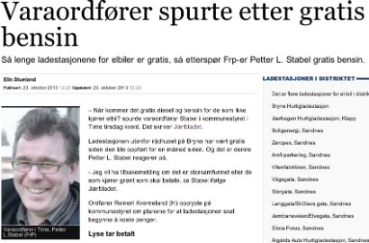 Faksimile fra Aftenbladet.no