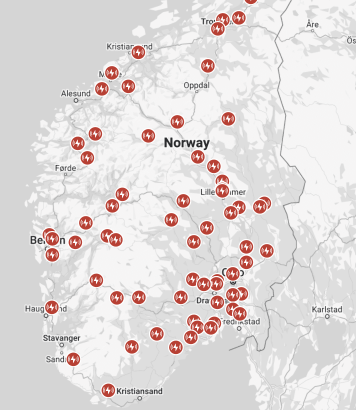 Ny Tesla-stasjon åpen for alle - Norsk elbilforening